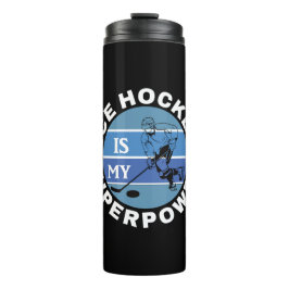 Eishockey ist meine Supermacht Thermosbecher
