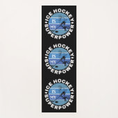 Eishockey ist meine Supermacht Yogamatte (Vorderseite)