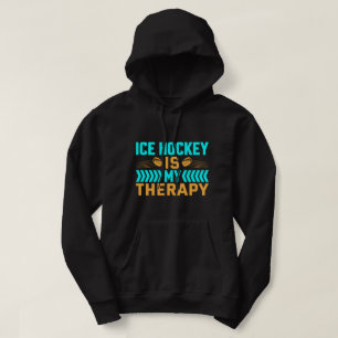 Eishockey ist meine Therapie Hoodie