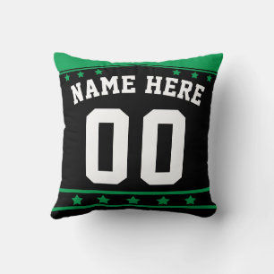 Eishockey Jersey Name & Number Template Pillow Kissen