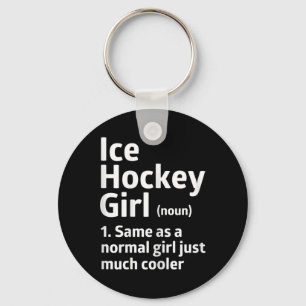 Eishockey Mädchen Definition Lustig Coole Eishocke Schlüsselanhänger