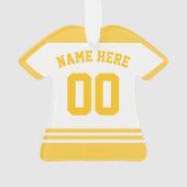 Eishockey Mama Deutsche Hockey Mama Ornament (Rückseite)