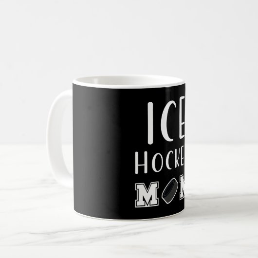 Eishockey-Mama Kaffeetasse (Vorderseite Links)