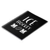 Eishockey-Mama Notizblock (Linke Seite)