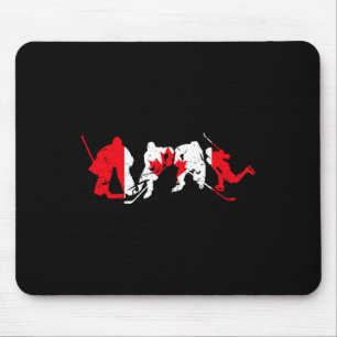 Eishockey Männer Kanada Flagge Hockey Mousepad
