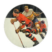 Eishockey-Match Schneidebrett (Vorderseite)