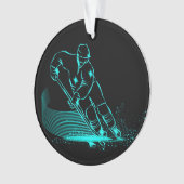 Eishockey-Medaille Ornament zweite Version (Vorderseite)