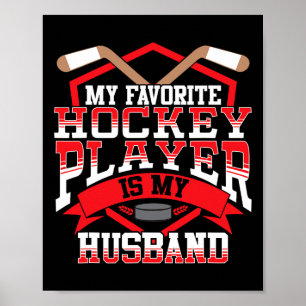 Eishockey Mein Lieblings-Eishockeyspieler Husnd Poster