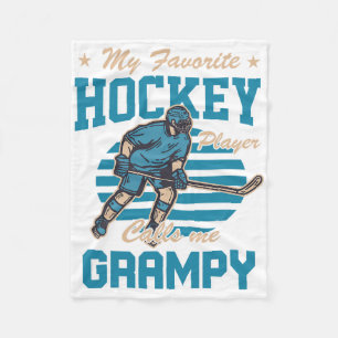 Eishockey Mein Lieblings-Eishockeyspieler nennt mi Fleecedecke