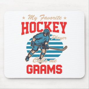 Eishockey Mein Lieblings-Eishockeyspieler nennt mi Mousepad