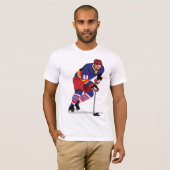 Eishockey-Mens-T - Shirt (Vorne ganz)