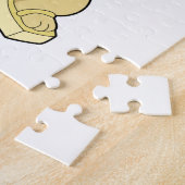 Eishockey mit Eishockeyschläger Puzzle (Seite)