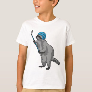 Eishockey mit Eishockeyschläger T-Shirt