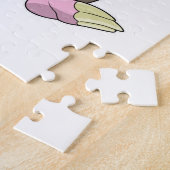 Eishockey mit Hockeyschläger Puzzle (Seite)