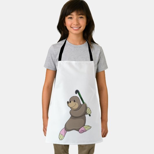 Eishockey mit Hockeyschläger Schürze (Insitu)