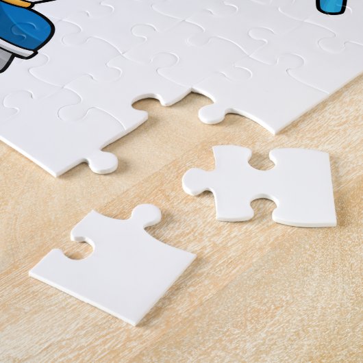 Eishockey mit Stick Puzzle (Seite)