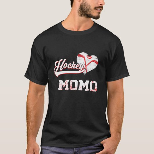 Eishockey Momo Family Hockey Spieler Männer Frauen T-Shirt (Vorderseite)