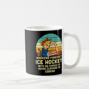 Eishockey-Mutter-Wochenende-Vorhersage Lustig Spor Kaffeetasse