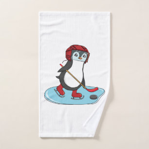 Eishockey Niedlich Penguin Handtuch