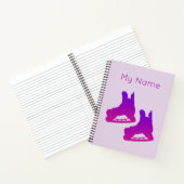 Eishockey-Notebook (für Mädchenspiloten) Notizblock (Innenseite)