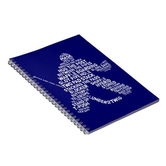 Eishockey-Notebook Notizblock (Rechte Seite)