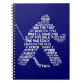 Eishockey-Notebook Notizblock (Vorderseite)