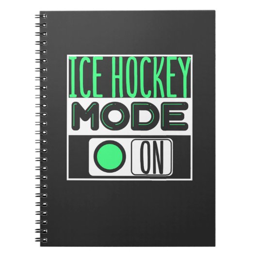 Eishockey Notizblock (Vorderseite)