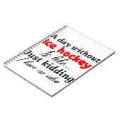 Eishockey Notizblock (Linke Seite)