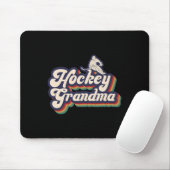 Eishockey-Oma eines Hockeyspielers Großmutter Mousepad (Mit Mouse)