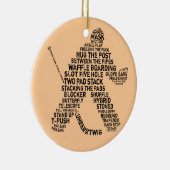 Eishockey-Ornament Keramikornament (Rechts)