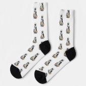 Eishockey Penguin Socken (Linkes Detail)