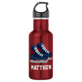 Eishockey Personalisiert Kids Stainless Steel Wate Edelstahlflasche (Vorderseite)