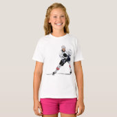 Eishockey-Player-Girls-T - Shirt (Vorne ganz)