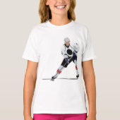 Eishockey-Player-Girls-T - Shirt (Vorderseite)