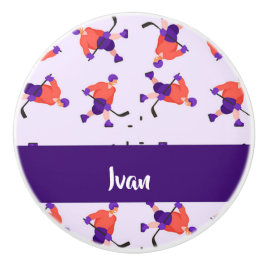 Eishockey Player Keramikknauf