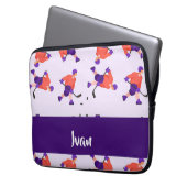 Eishockey Player Laptopschutzhülle (Vorderseite Links)