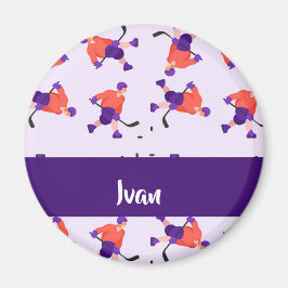 Eishockey Player Magnet