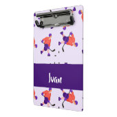 Eishockey Player Mini Klemmbrett (Gewinkelt2)