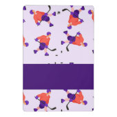 Eishockey Player Mini Klemmbrett (Rückseite)