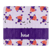 Eishockey Player Schneidebrett (Vorderseite)