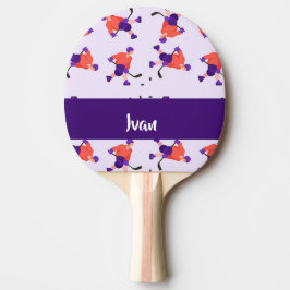 Eishockey Player Tischtennis Schläger