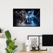 Eishockey Poster (Heimbüro)