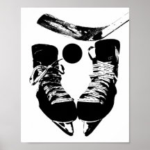 Eishockey-Poster Modern Sports Print
