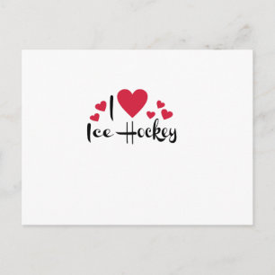 Eishockey Postkarte