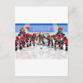 Eishockey Postkarte (Vorderseite)