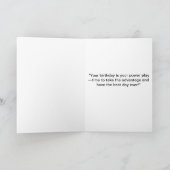 Eishockey-Power spielen zusammen Karte (Innenseite)