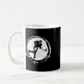 Eishockey Puck Schläger Eisbahn Trainer Coach Gesc Kaffeetasse (Links)