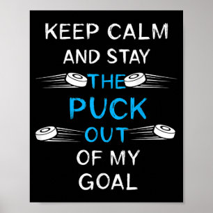 Eishockey Puck Spiel Eishockey Winter Mannschaftss Poster