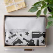 Eishockey Pucks Sticks Spieleziele Sport Seidenpapier (Geschenk)