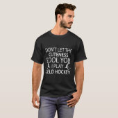 Eishockey-Quote Hockey-Spieler T-Shirt (Vorne ganz)